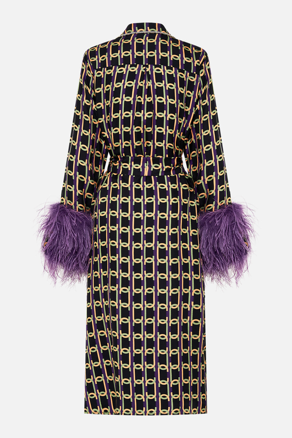CAMILLA printed coat in Film Diva print