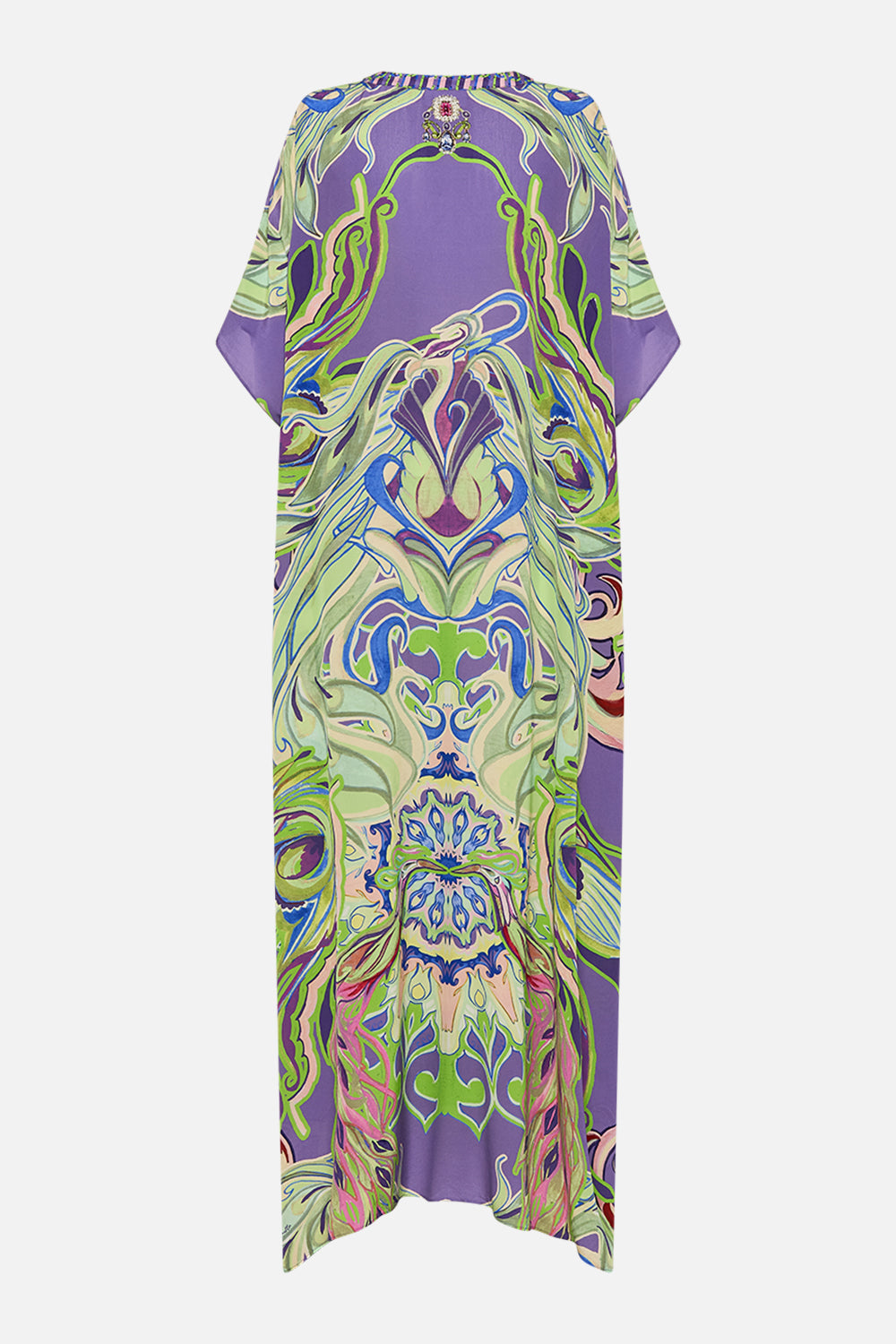 CAMILLA silk kaftan in Amsterdam Jewel print