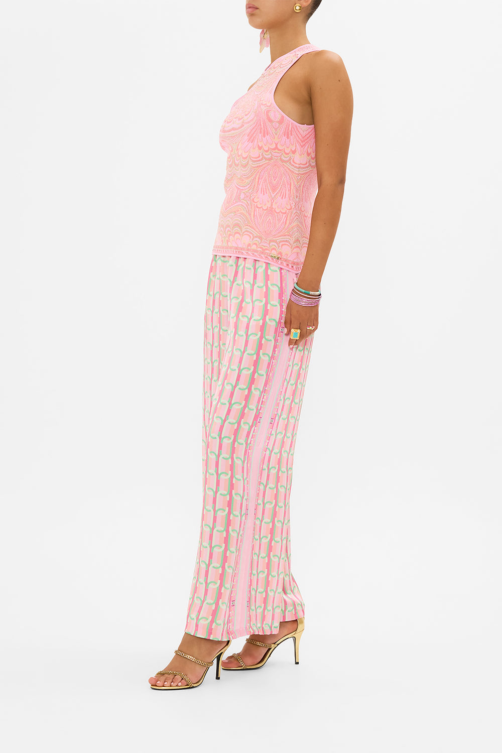 CAMILLA knit in Tea With Tuchinski print