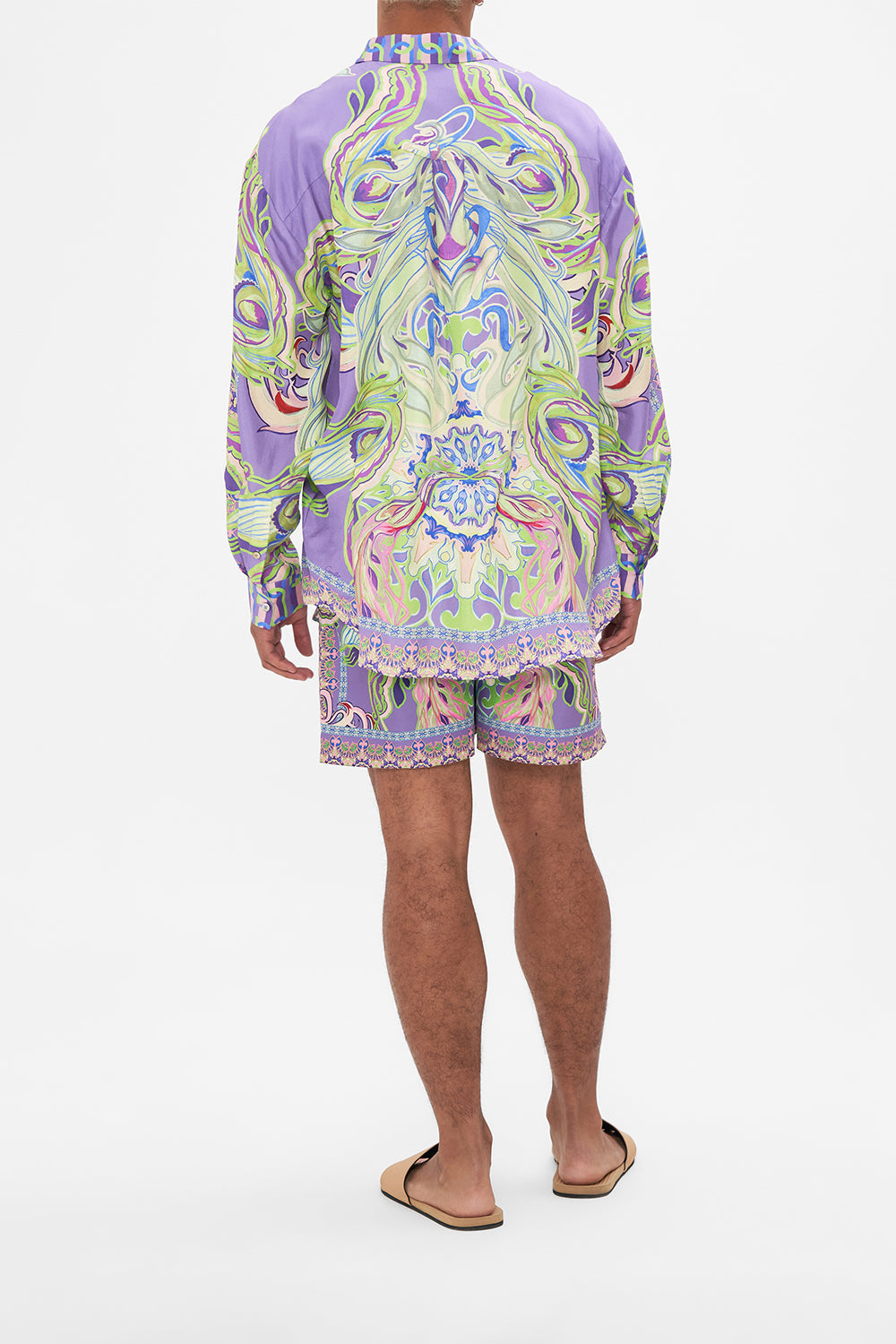 The CAMILLA SHORT SWIM SHORT DRIPPING IN DECADENCE in our  print.