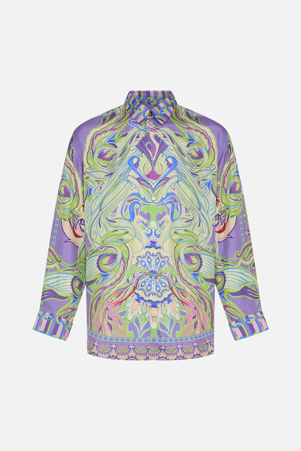 The CAMILLA KIMONO SLEEVE DRESS WITH SHIRRING DETAIL THE FLOWER CHILD SOCIETY in our THE FLOWER CHILD SOCIETY print.
