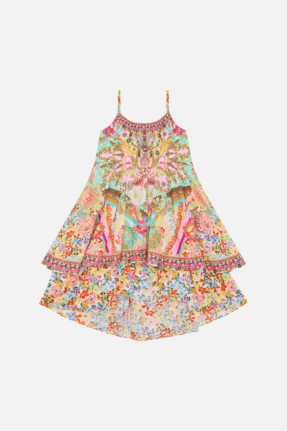 Product veMILLA BY CAMILLA round neck dress in An Italian Welcome print 