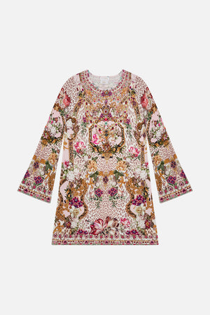 Product view of MILLA BY CAMILLA kids long sleeve dress in Bambino Bliss print