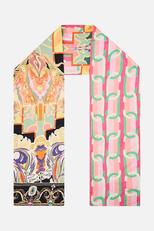 CAMILLA silk scarf in Club Cinemania print