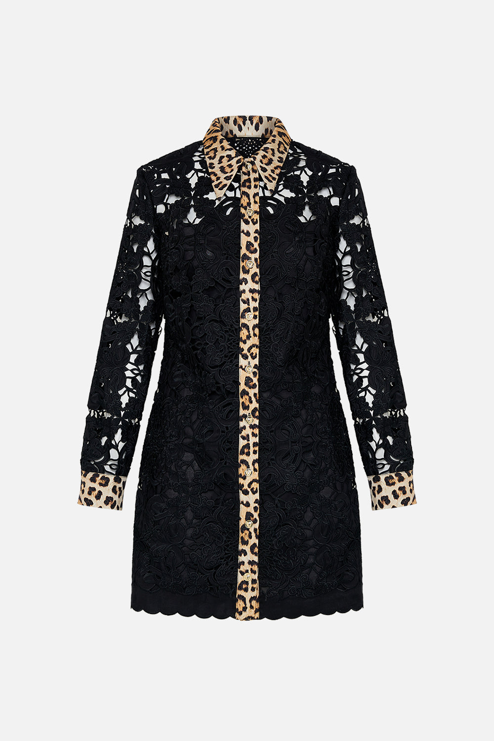The CAMILLA NECKTIE DRESS WITH ELASTICATED WAIST HEART LIKE A WILDFLOWER in our  print.