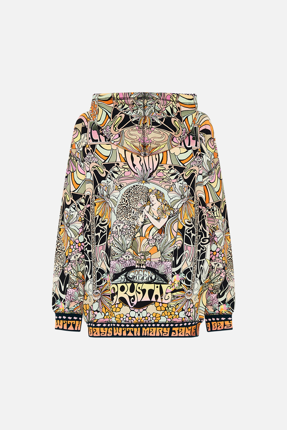 CAMILLA hoodie in Day Trippin print 