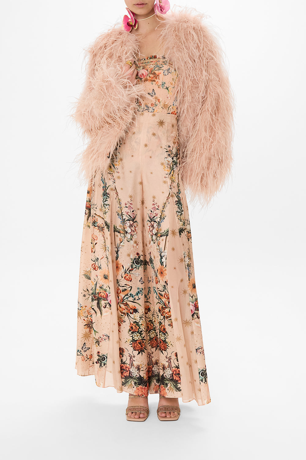 BANDEEU BODYSUIT WITH FRILL ROSE GARDEN REVOLUTION