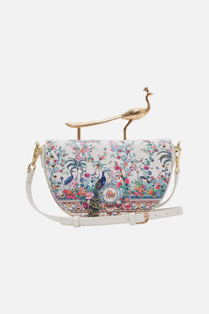 CAMILLA crossbody bag in Plumes and Parterres print