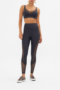 CAMILLA black mesh leggings 