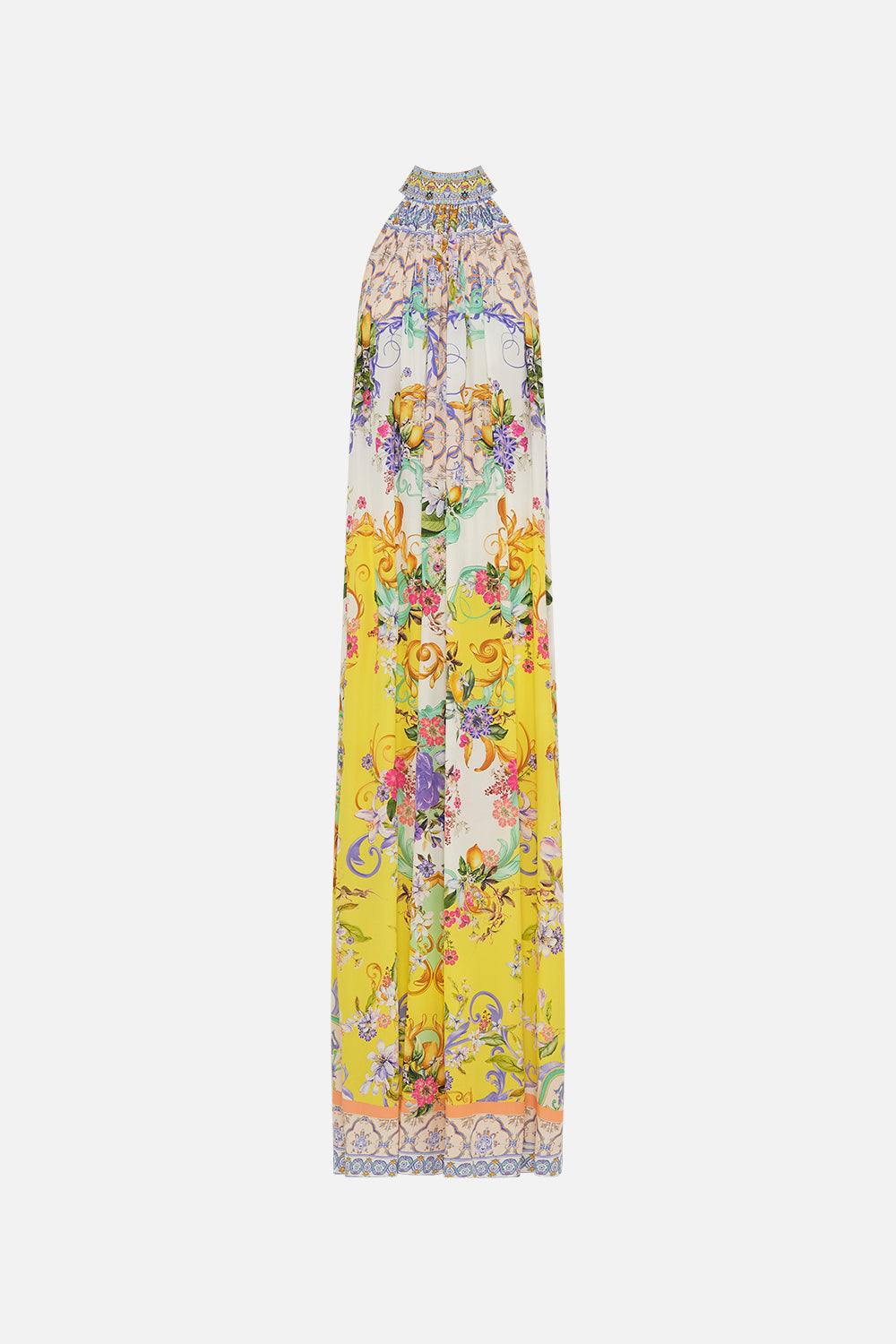 TIE NECK LONG DRESS CATERINA SPRITZ