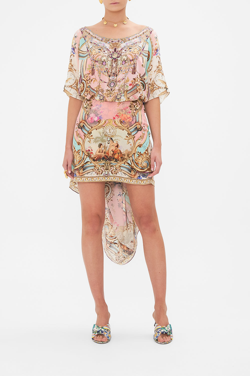 ROUND NECK KAFTAN LETTERS FROM THE PINK ROOM