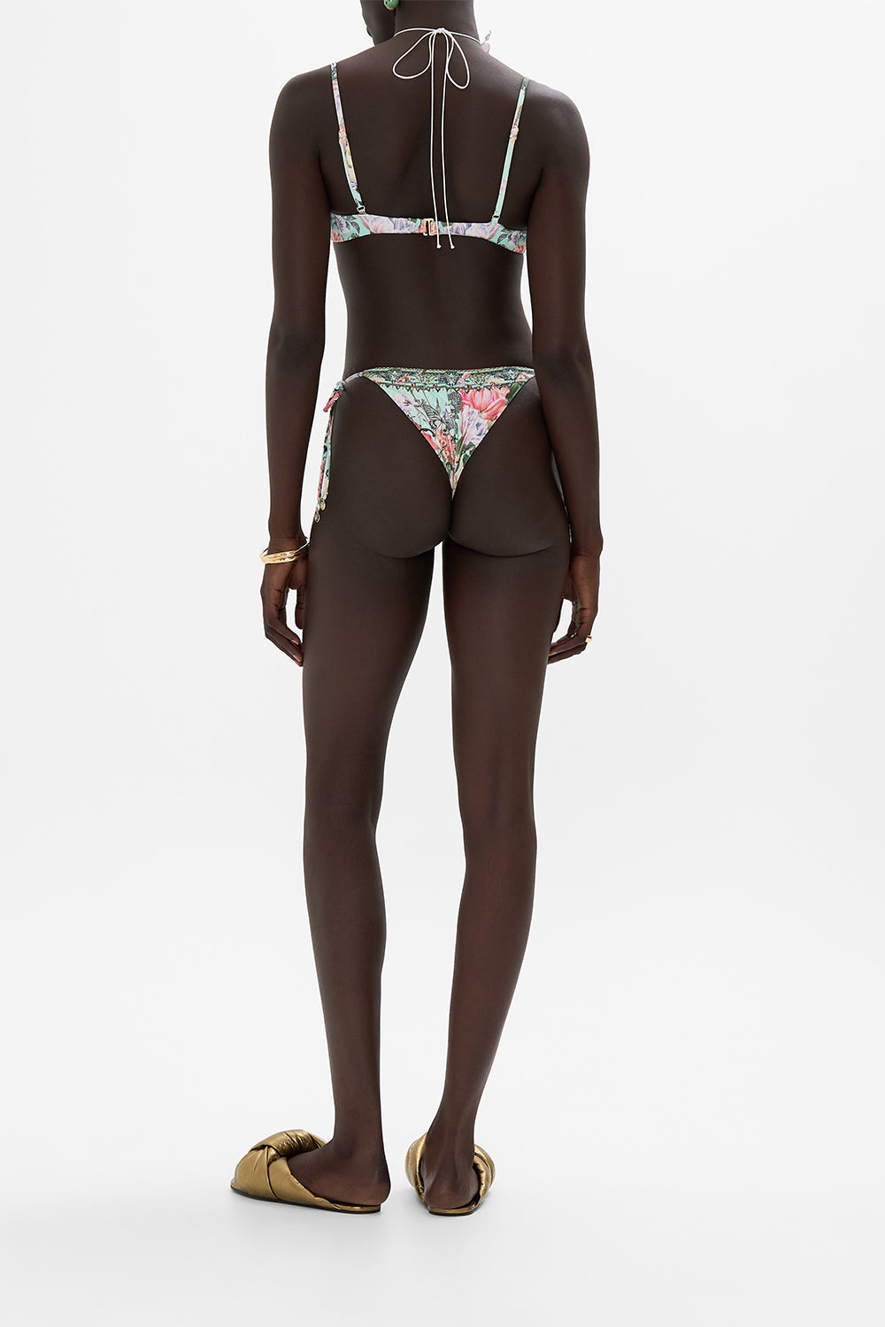 CAMILLA floral continuous wire moulded bra in Petal Promise Land