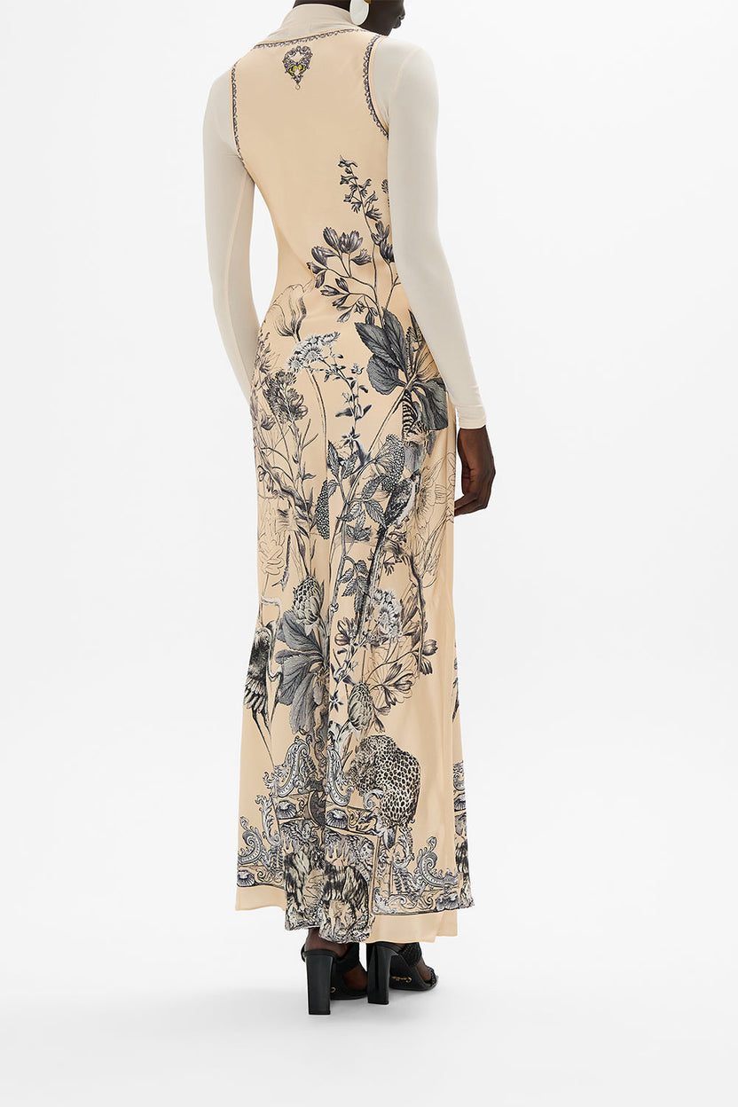 BIAS CUT TANK DRESS ETCHED INTO ETERNITY