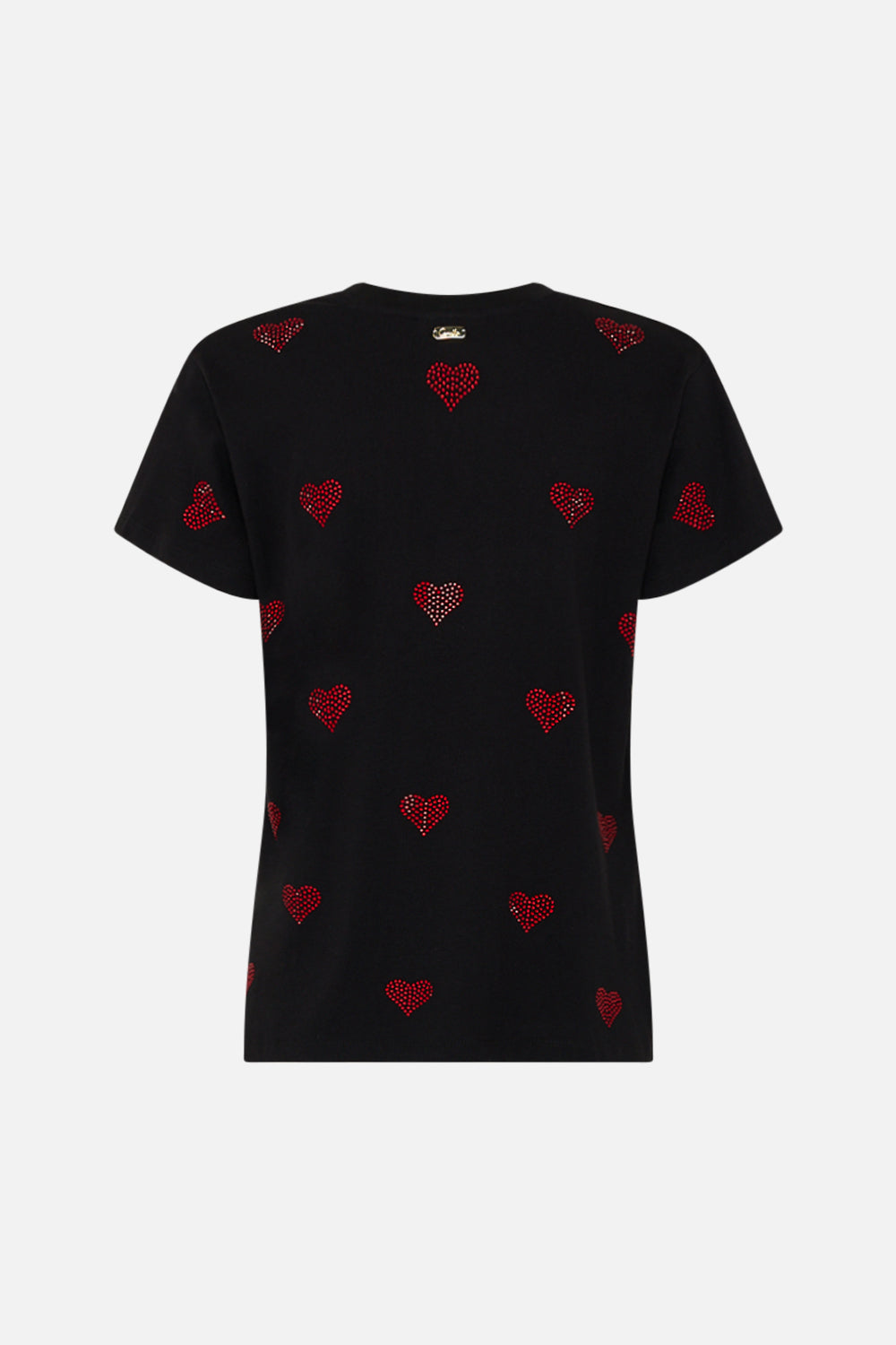 CAMILLA black tee in Electric Loveland print 
