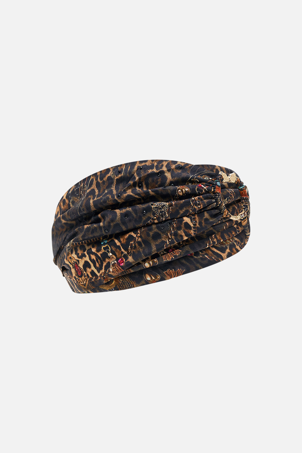 CAMILLA leopard ring headband in Amsterglam