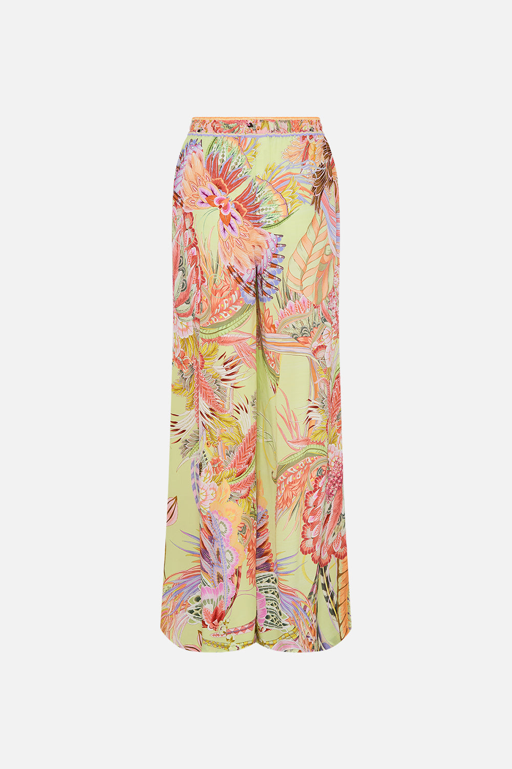 CAMILLA silk pants Cosmic Tuscan print