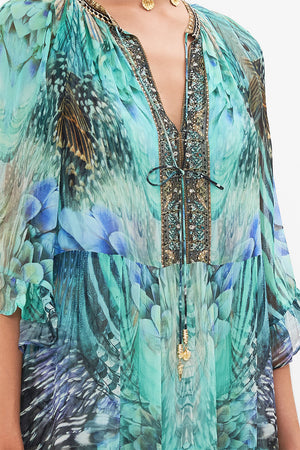DRAMATIC SLEEVE COCOON LAYER AZURE ALLURE main image 0