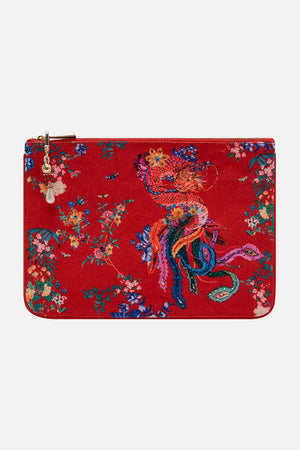 CAMILLA clutch bag in The Summer Palace print