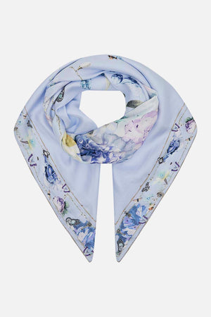 CAMILLA silk scarf in Butterfloria print