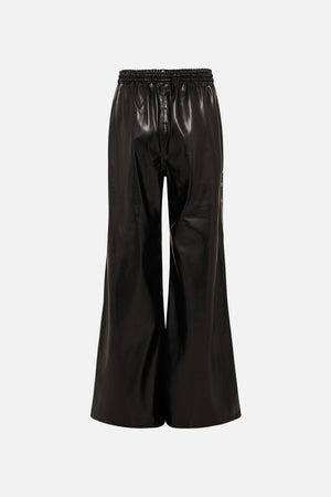 CAMILLA silk lounge pants in Nouveau Noir print