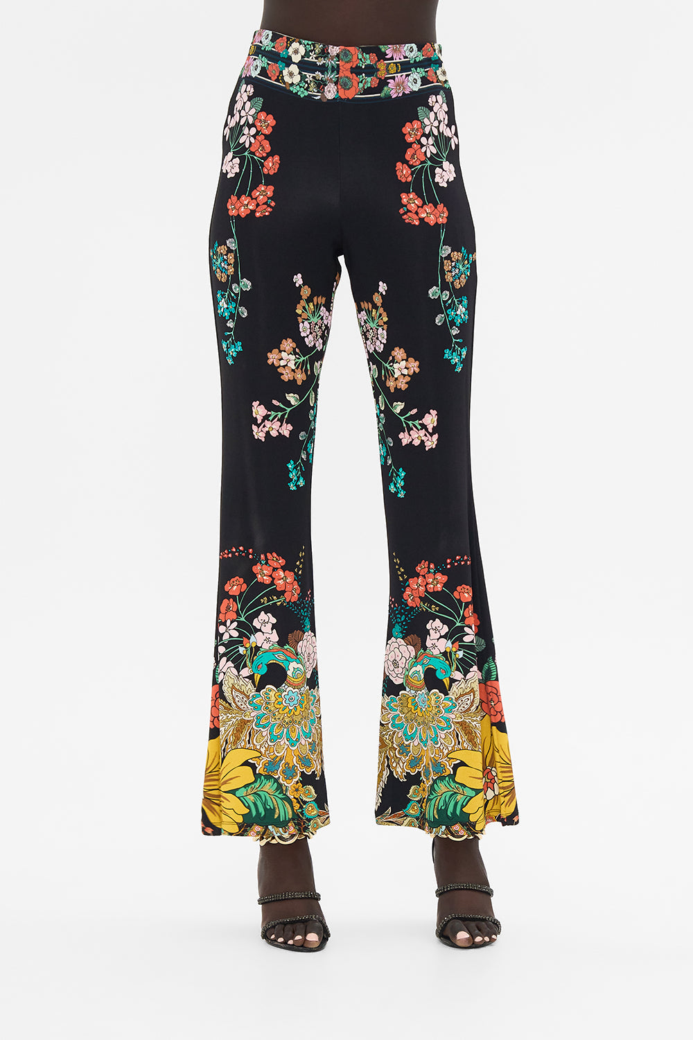 CAMILLA jersey pants in We Wore Folklore print