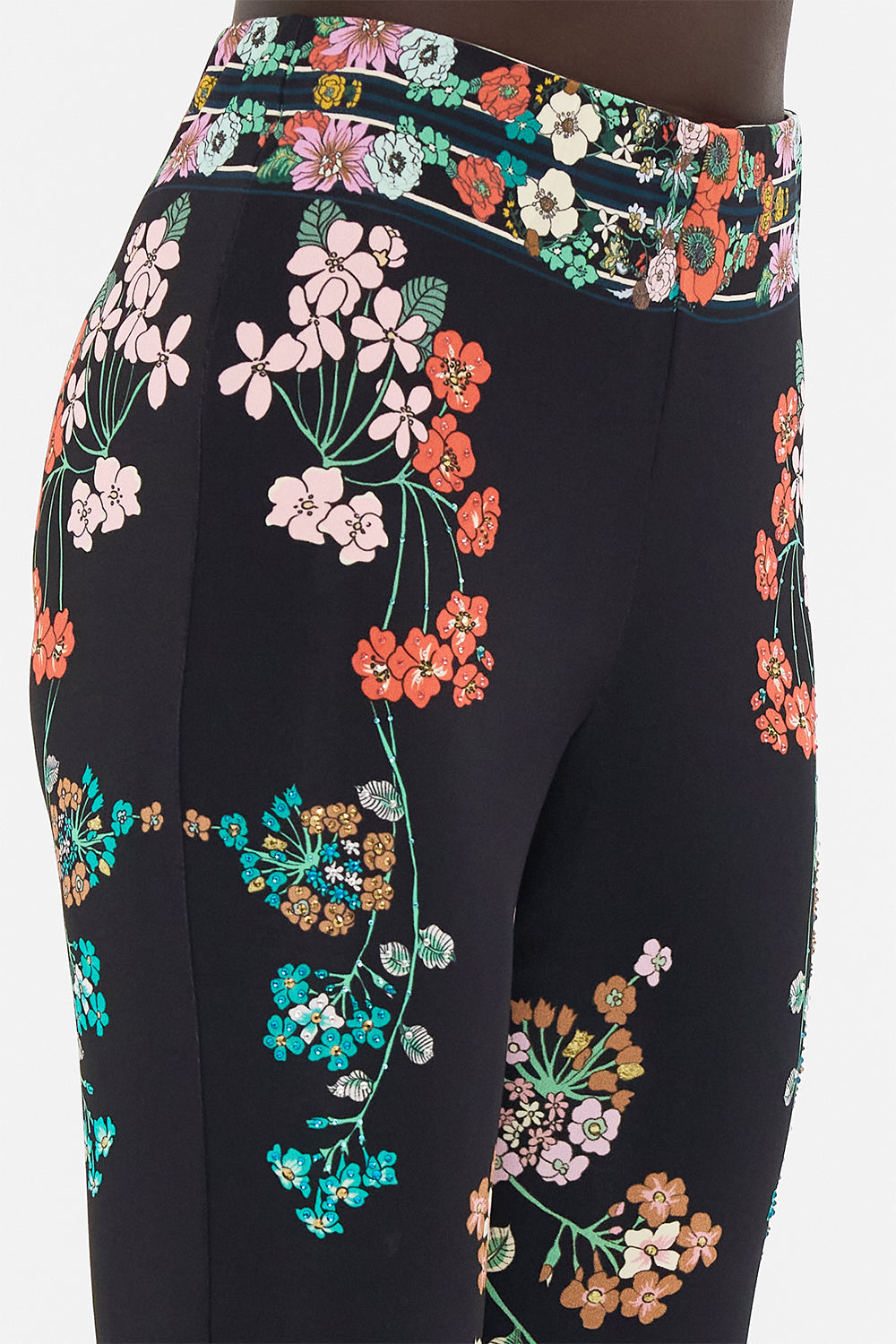 CAMILLA jersey pants in We Wore Folklore print