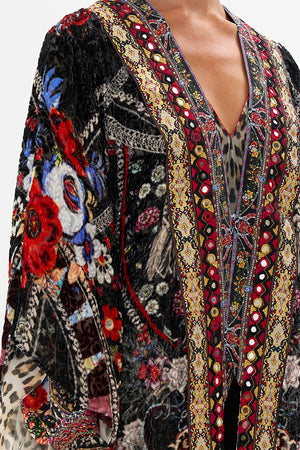 CAMILLA silk kimono in Volendam Dolls print