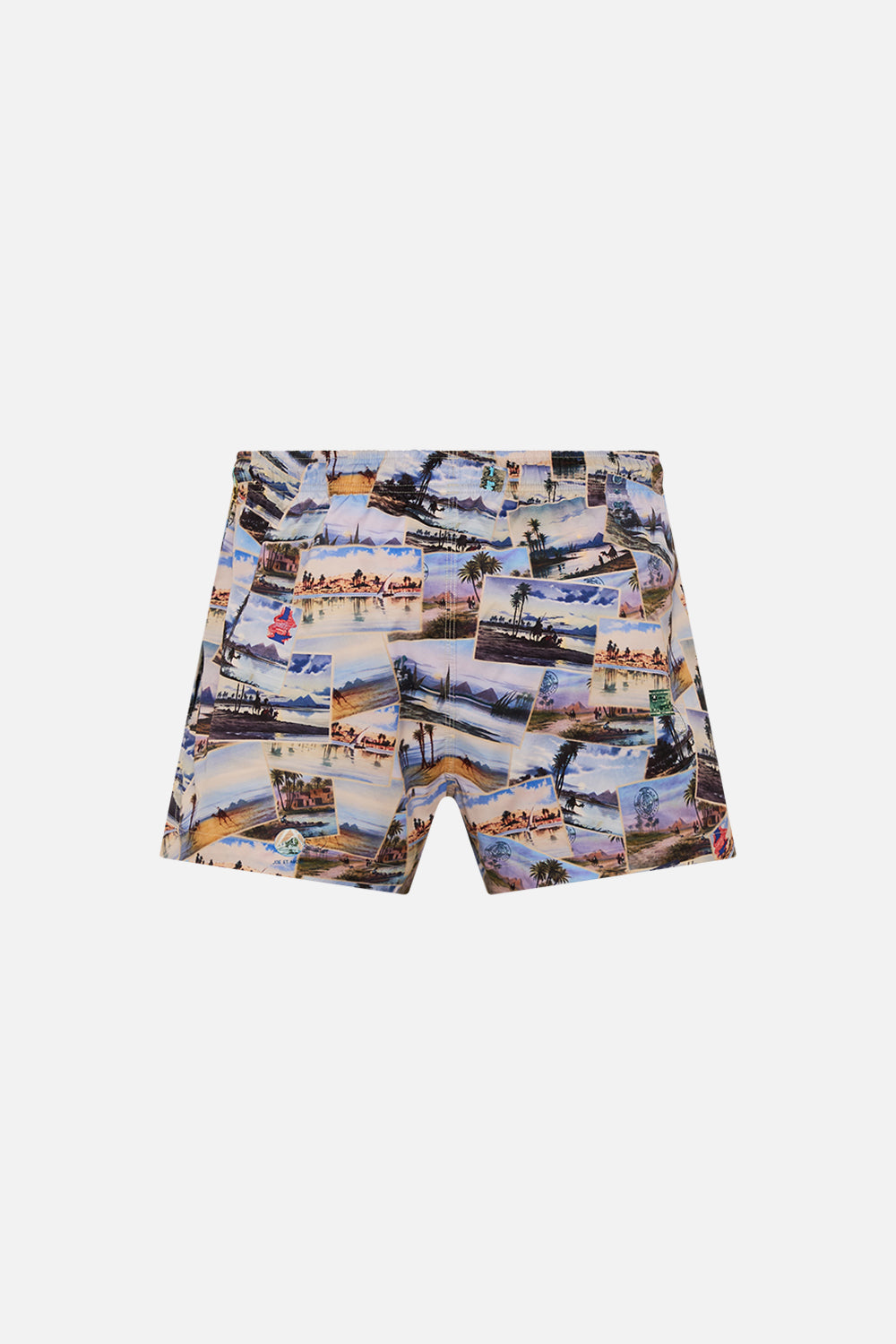 Hotel Franks By CAMILLA short swim short in Call Me in Cairo print. 