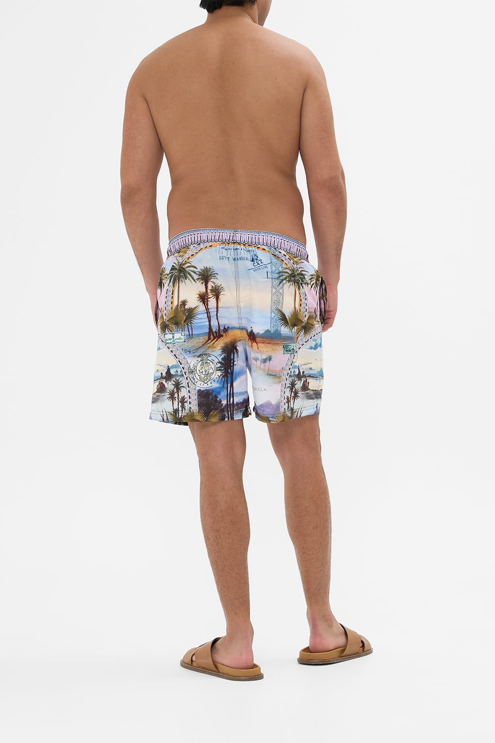 Hotel Franks By CAMILLA Mid length boardshort in Call Me In Cairo Print