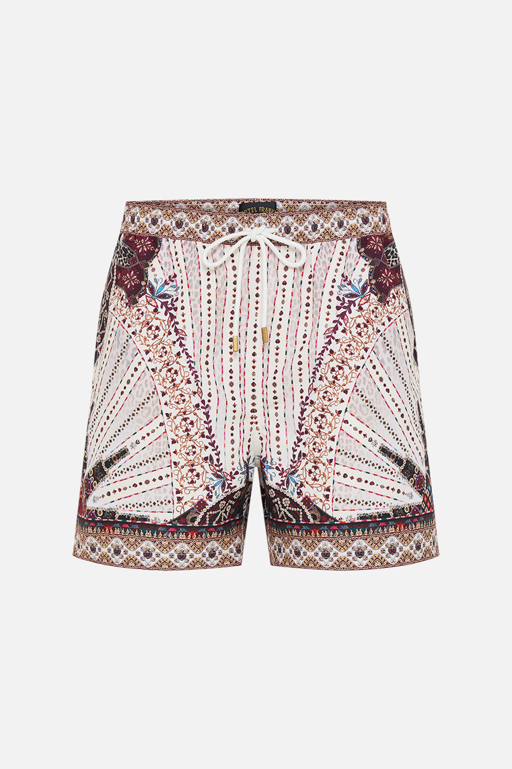 Hotel Franks By CAMILLA Mid Length Boardshort in Nomad Nature Print. 