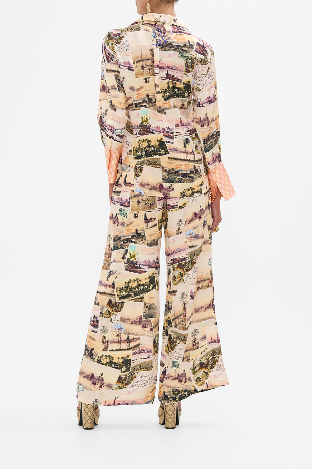 The CAMILLA MID LENGTH BOARDSHORT SEW YESTERDAY in our  print.