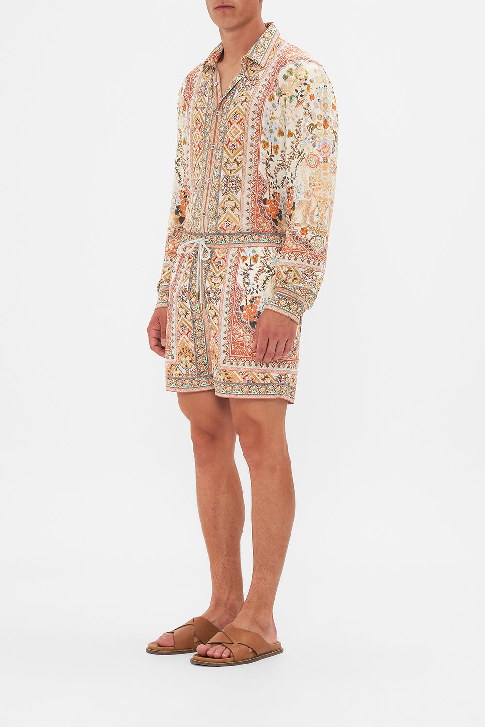 Hotel Franks By CAMILLA Mid-Length Boardshort in Honour of Heirlooms print