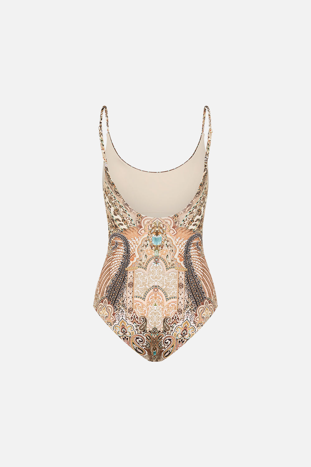 CAMILLA Scoop Neck One Piece The Throne Room print