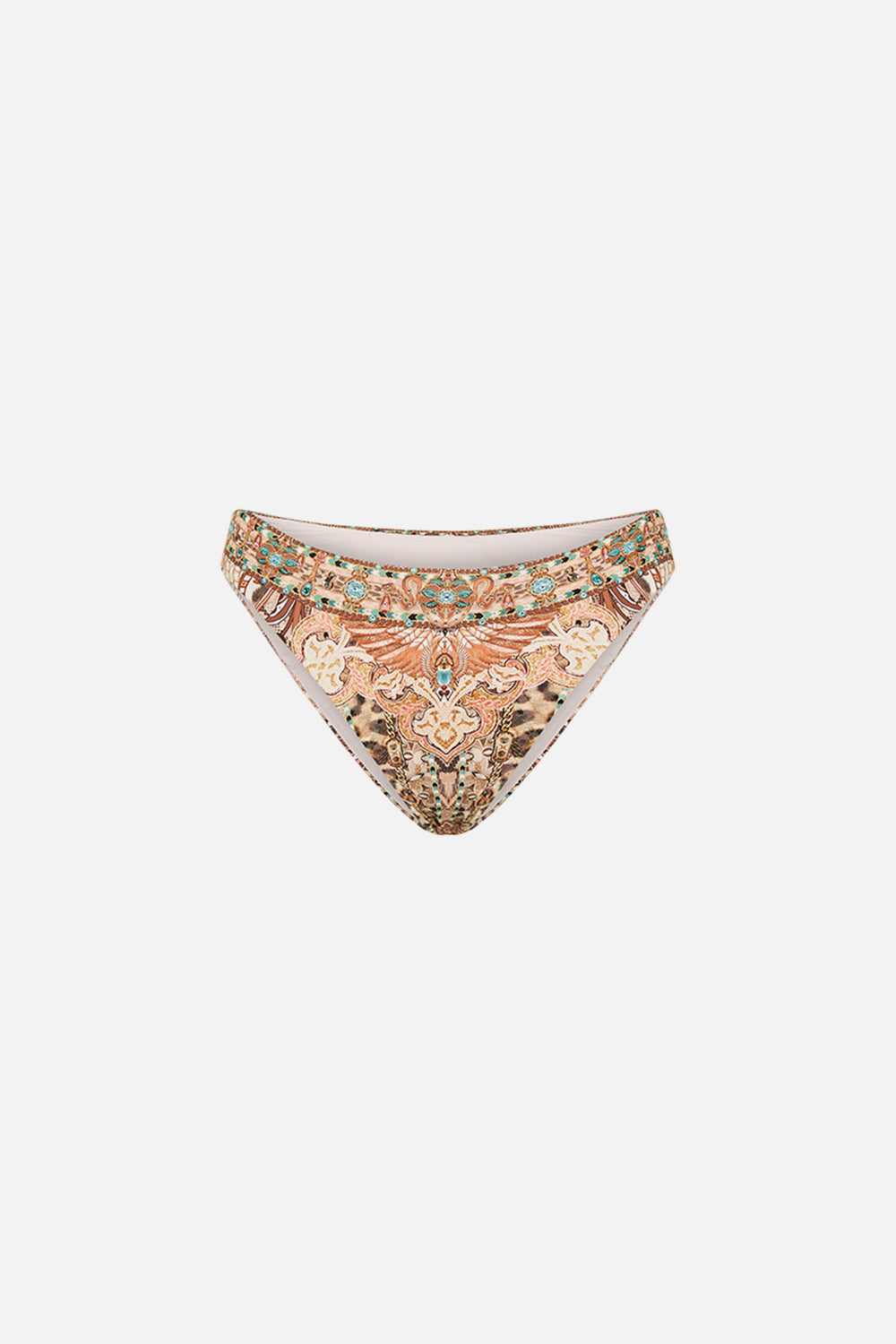 The CAMILLA LONG BIAS SLIP DESERT DELIRIUM in our  print.