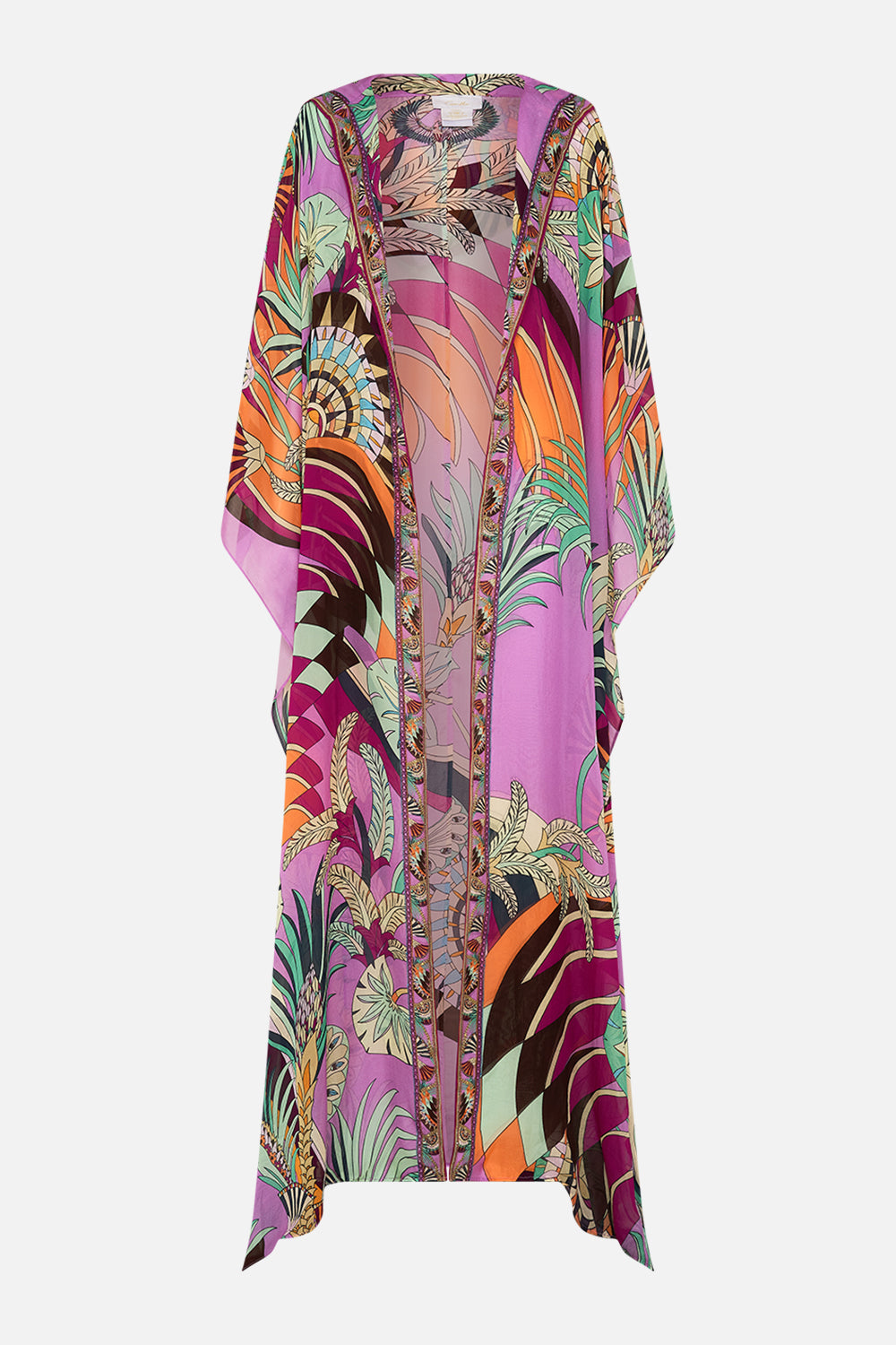 CAMILLA Oversized Robe in Giza Goddess print. 