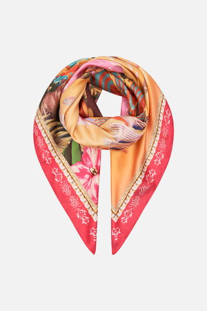 CAMILLA silk scarf in Capri Me print
