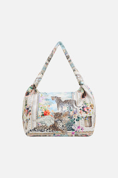 CAMILLA Floral Slouch Shoulder Bag in We Always Have Alexandria Print. 