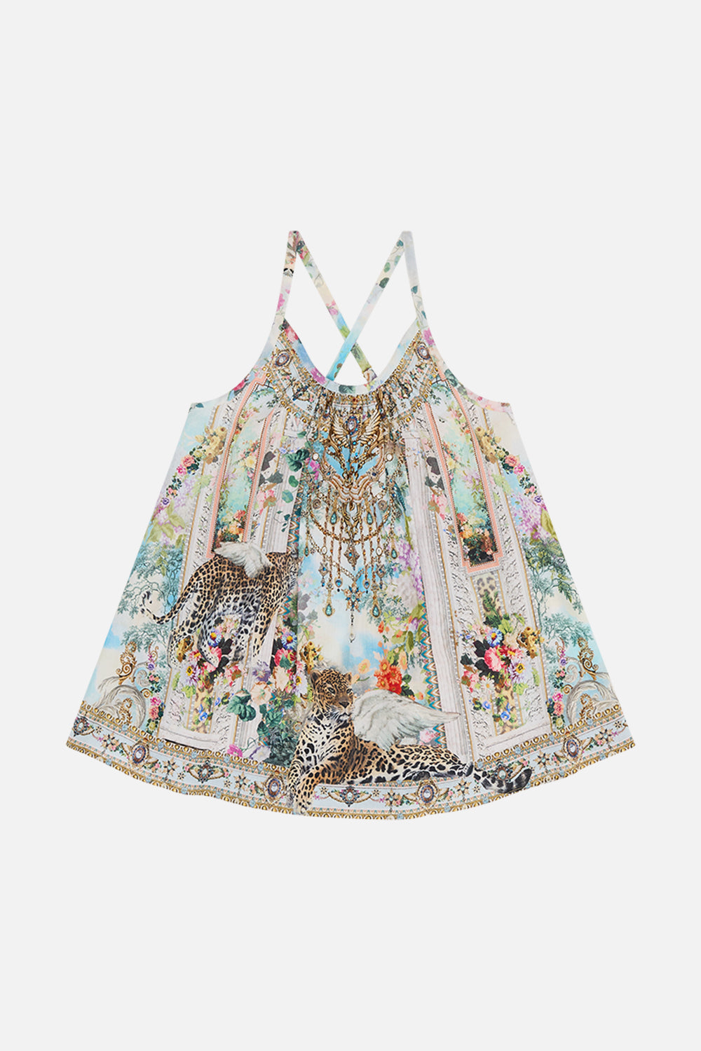 Milla By CAMILLA Floral Kids Strappy Cami 4-10 in We Always Have Alexandria Print