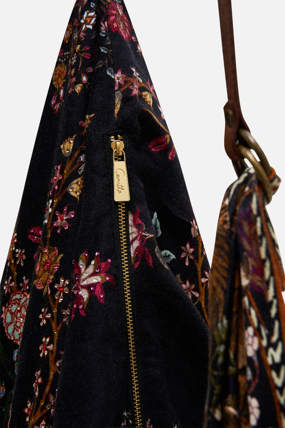 CAMILLA Drawstring Back Pack in Loom to Tomb print