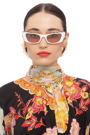 CAMILLA white designer sunglasses 