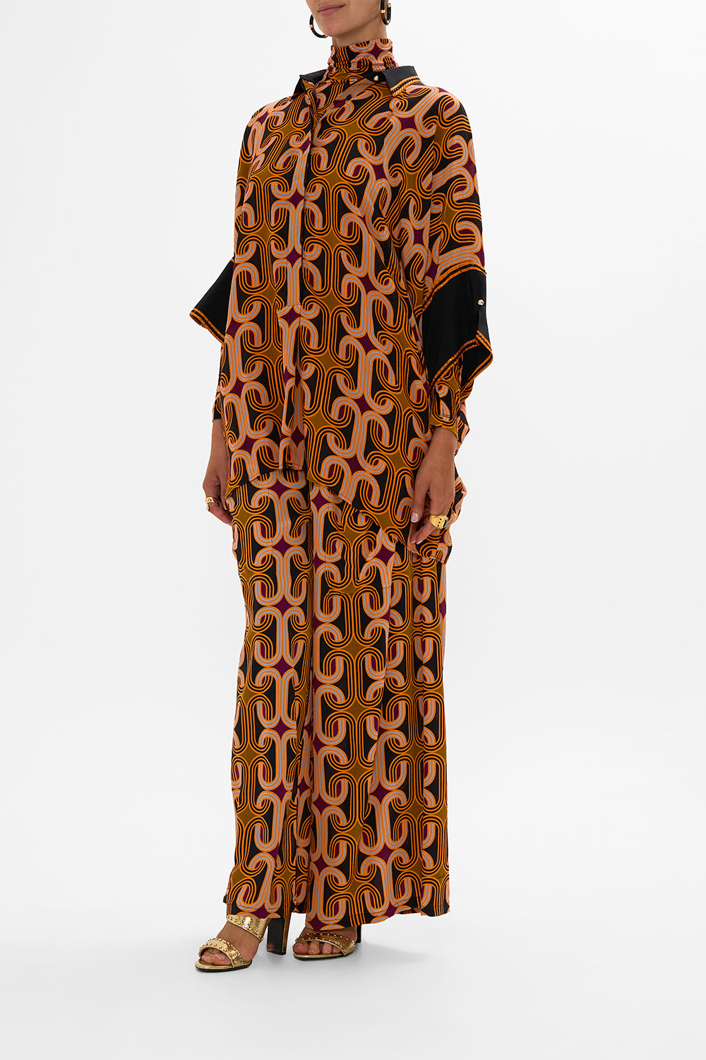 CAMILLA multi Batwing Shirt in One Night in De Wallen