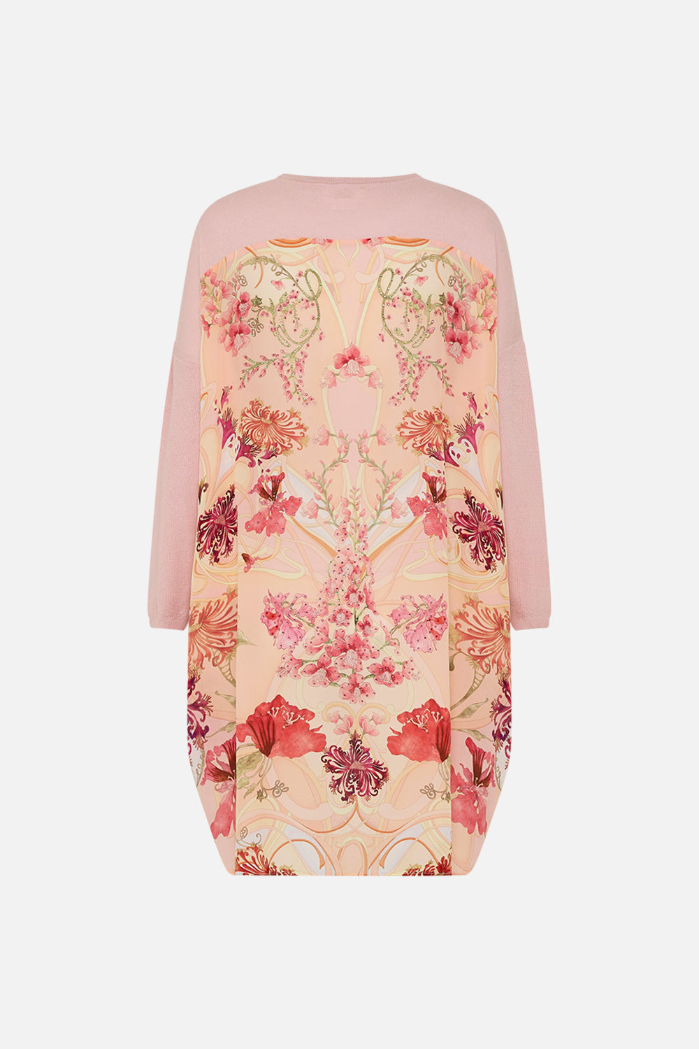 CAMILLA floral  long sleeve jumper in Blossoms And Brushstrokes print.