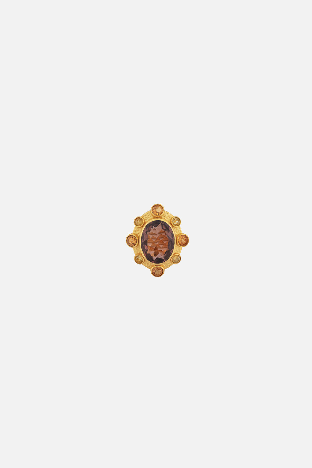 CAMILLA jewellery smokey quartz ring