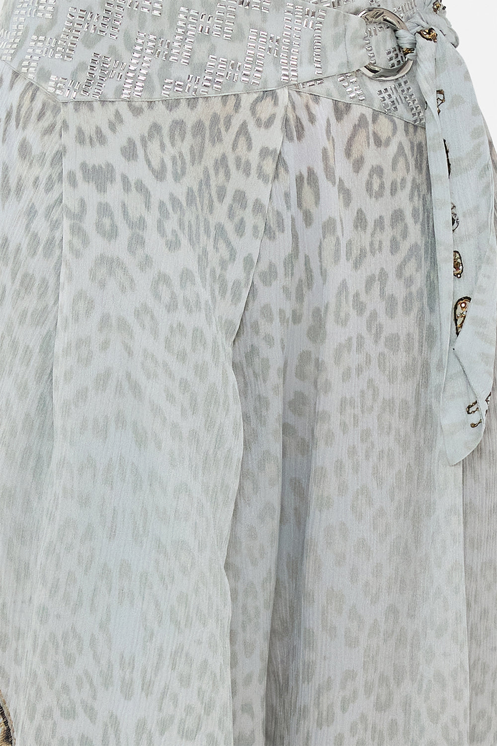 ASYMMETRICAL BELTED PANT SAHARA STARLET