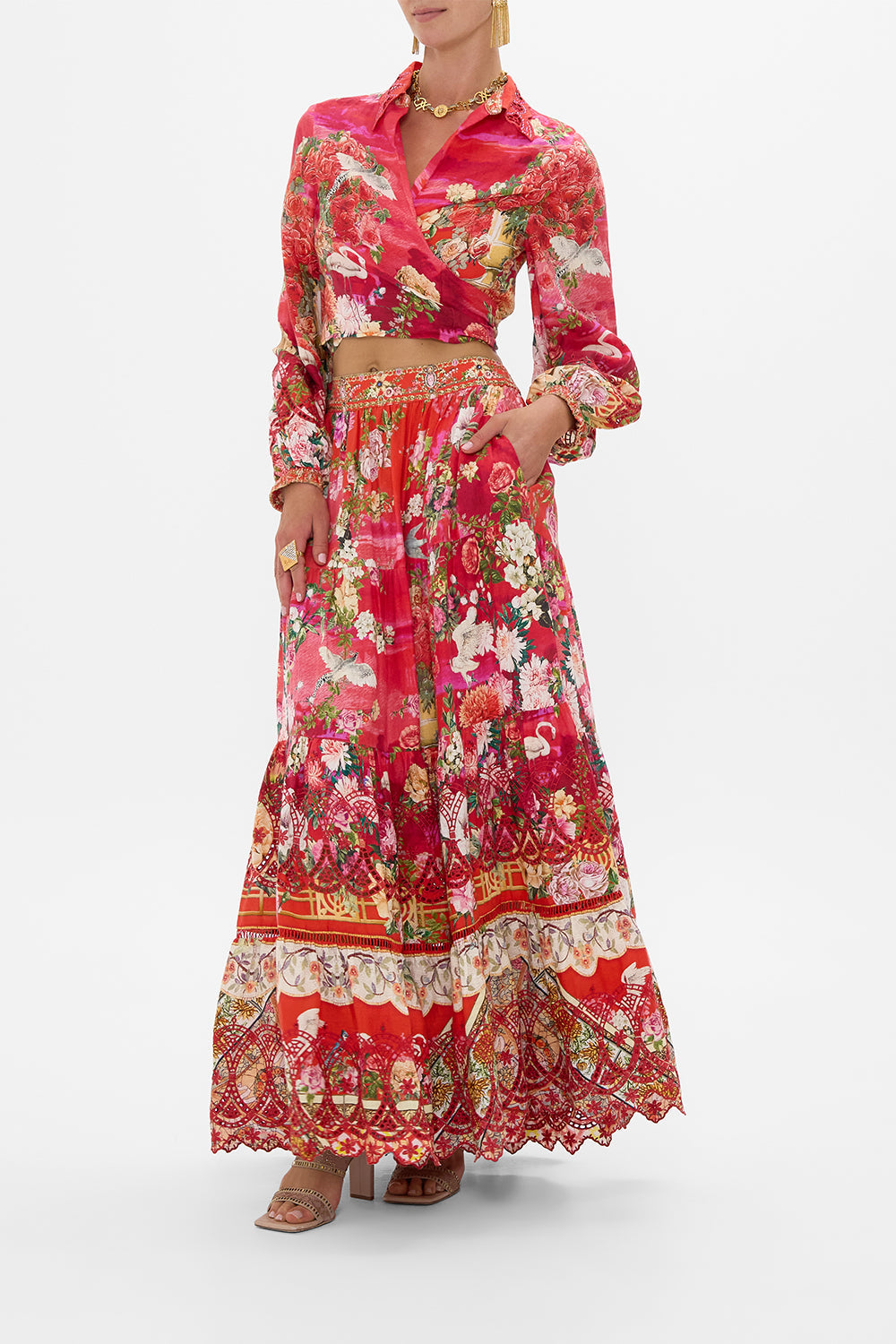 CROPPED WRAP SHIRT SWEET HOME ALEXANDRIA