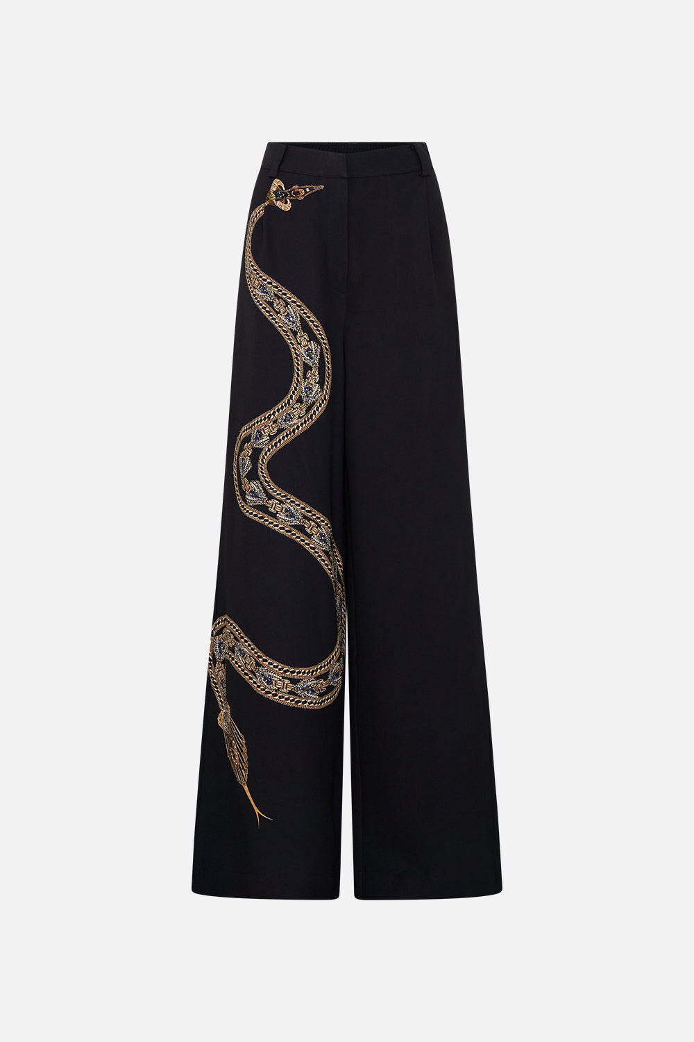 WIDE LEG WAISTED PANT CALL ME CLEOPATRA