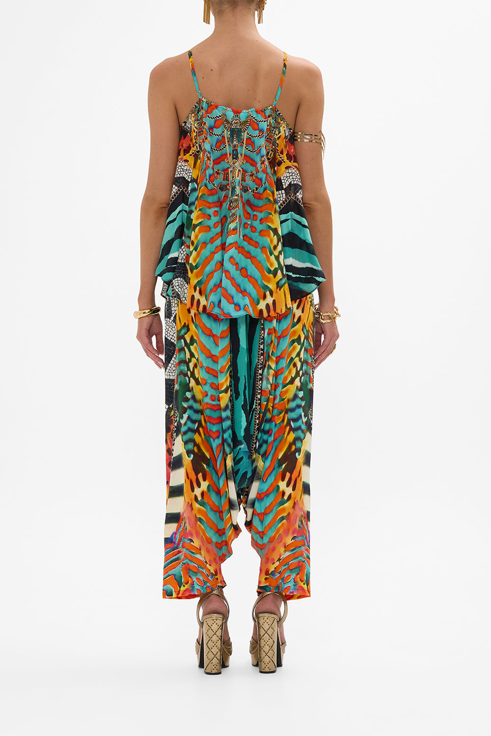 CAMILLA Harem Pants in Desert Visions print.