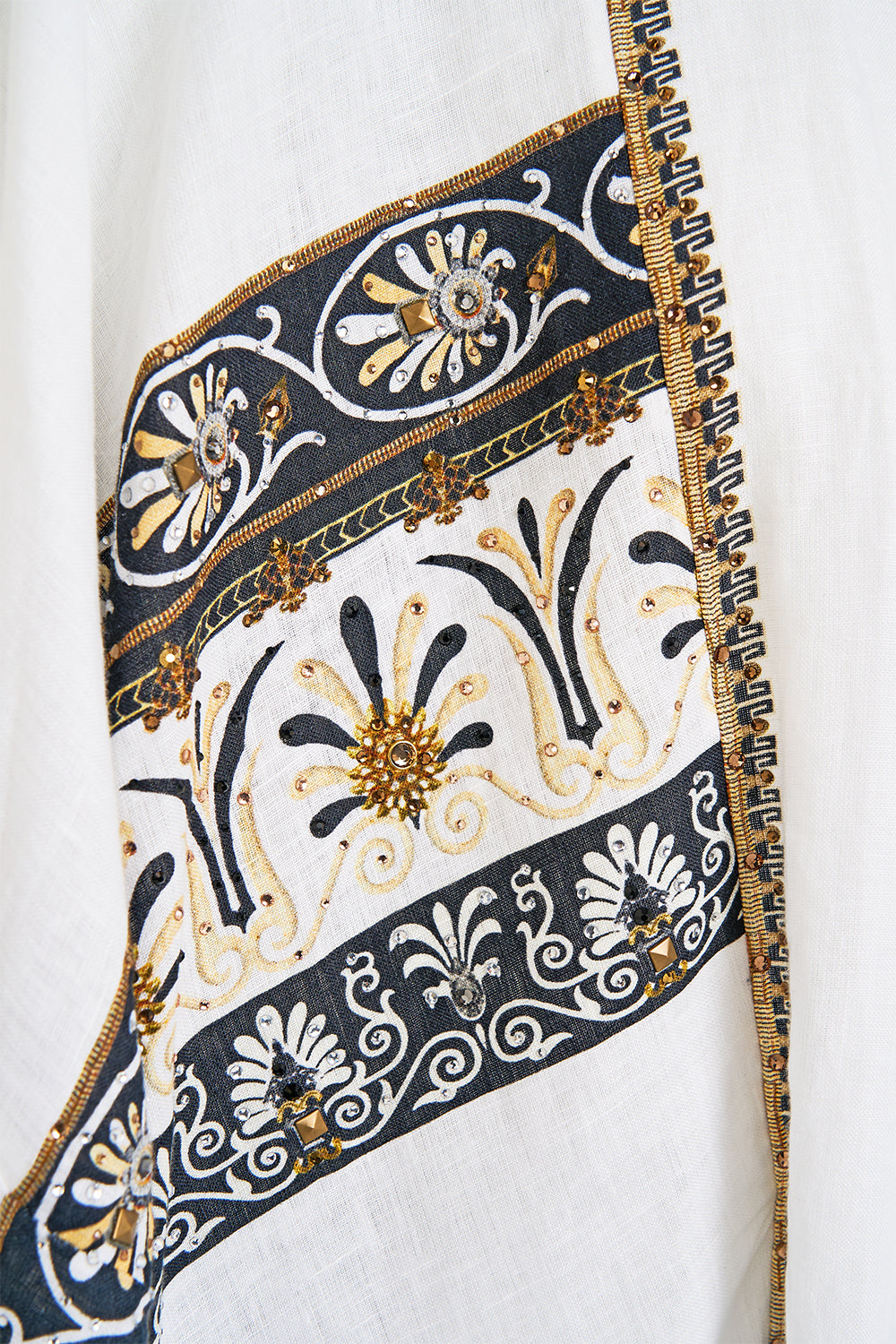 PANELLED WRAP KAFTAN TEMPLES OF DENDARA