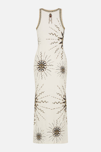 JERSEY SCOOP NECK TANK DRESS GODDESS ENERGY
