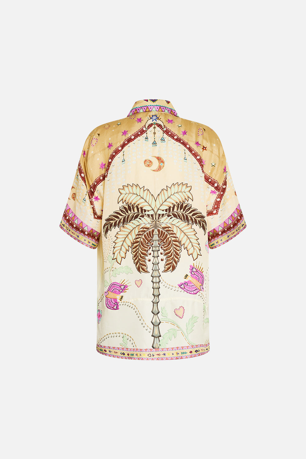 OVERSIZED SHIRT WITH POCKET ASWAN ABSTRACT